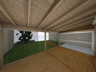 Veranda in legno, Svitavvita Snc Svitavvita Snc 溫室 木頭 Wood effect