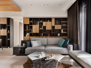 藏旅, 拾雅客空間設計 拾雅客空間設計 Modern Living Room Plywood