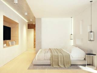 Квартира г.Козин, Синтез Дизайн Синтез Дизайн Industrial style bedroom