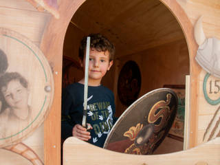 Casette in legno TUCO™ per bambini personalizzabili - Made in Italy, ONLYWOOD ONLYWOOD Klassischer Garten Holz