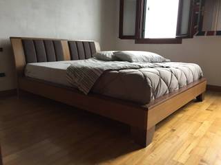 Letto 7001, F.lli Bubola F.lli Bubola Cuartos de estilo moderno Madera Acabado en madera