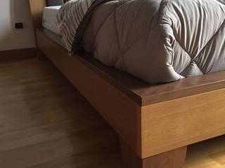 Letto 7001, F.lli Bubola F.lli Bubola Cuartos de estilo moderno Madera Acabado en madera