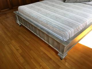 Letto 7002, F.lli Bubola F.lli Bubola Cuartos de estilo moderno Madera Acabado en madera