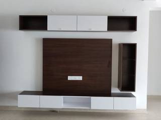 Skyila, 3BHK, PARASH DESIGN HOUSE PARASH DESIGN HOUSE Salas de estar minimalistas