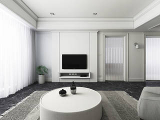 彰化室內設計-光之宅, 豐鋐室內設計 豐鋐室內設計 Classic style living room