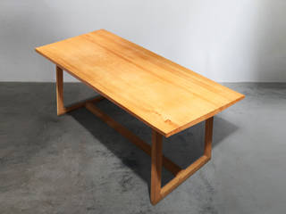 木耳生活藝術-實木桌設計/家餐桌, 木耳生活藝術 木耳生活藝術 Modern dining room Solid Wood Multicolored