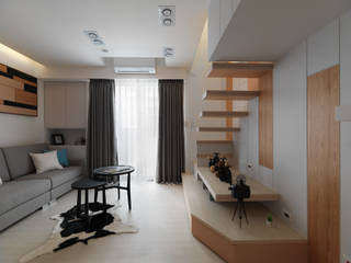 覺對美好, 拾雅客空間設計 拾雅客空間設計 Modern Living Room Plywood