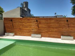 PILETA Y JARDIN, ECOS INGENIERIA ECOS INGENIERIA Garden Pool Wood Wood effect