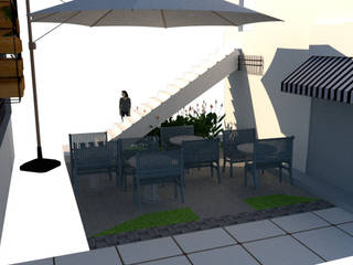 Cafe, Cad design Cad design Rock Garden