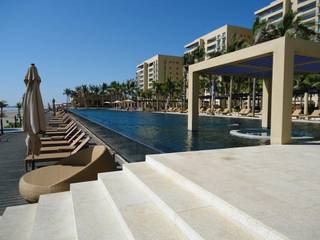 Piscina Residencial Lujo Tres Vidas, Acapulco, Gro, TECNOLOGÍA AQUATICA TECNOLOGÍA AQUATICA Infinity pool Concrete