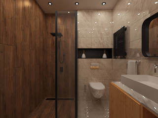 BANYO TASARIMIMIZ / OUR BATHROOM DESIGN , NAVY STUDIO DESIGN NAVY STUDIO DESIGN Modern bathroom سرامک