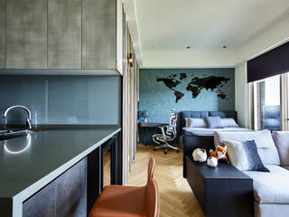 酒狐 fox home, 耀昀創意設計有限公司/Alfonso Ideas 耀昀創意設計有限公司/Alfonso Ideas Scandinavian style bedroom