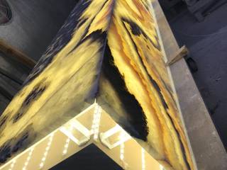 ONİYX MERMER BANKO, MAKRO STONE MAKRO STONE Modern Koridor, Hol & Merdivenler Mermer