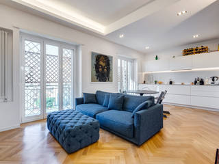 Montesacro Residence: Bello e Funzionale , EF_Archidesign EF_Archidesign Moderne Wohnzimmer