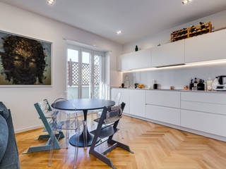 Montesacro Residence: Bello e Funzionale , EF_Archidesign EF_Archidesign Moderne Wohnzimmer