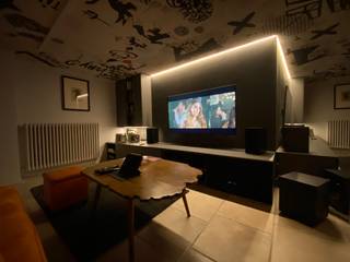 Sala TV AUDIO, Federica Rossi Interior Designer Federica Rossi Interior Designer 모던스타일 미디어 룸