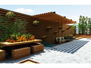 Diseño de terraza en Puebla, BACE arquitectos BACE arquitectos