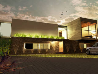 Diseño de Casa moderna en Ciudad de México, BACE arquitectos BACE arquitectos