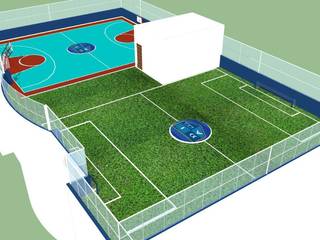 Canchas Instituto Alfa, GAG Constructora GAG Constructora Espacios comerciales