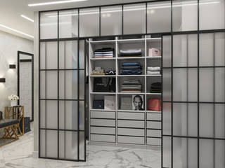 ЖК Поколение, Бюро-22 Бюро-22 Minimalist dressing room Metal