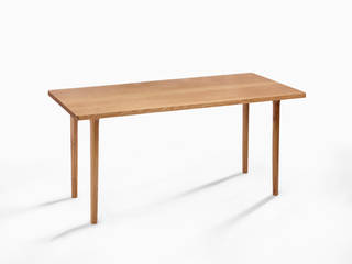 CAST Table, MOR design MOR design Minimalist dining room Wood Wood effect