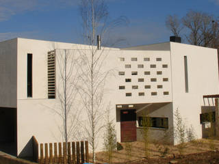 Vivienda Unifamiliar en el Ampurdan, MOSERMURARQUITECTURA S.L.P. MOSERMURARQUITECTURA S.L.P. Casas unifamilares