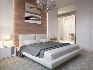ЖК Престиж , Design Studio Details Design Studio Details Eclectic style bedroom