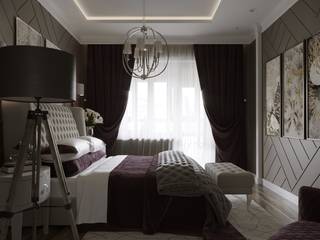 ЖК Балтийская жемчужина, Design Studio Details Design Studio Details Eclectic style bedroom