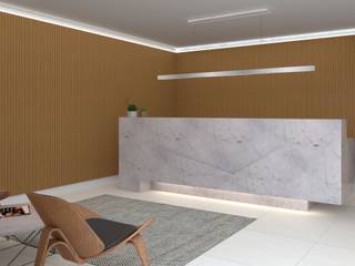 Projeto 3D , Eltres Decor Eltres Decor Modern study/office Marble