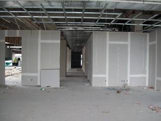 tablaroca y durok Miguel Muñoz Commercial spaces Hospitals