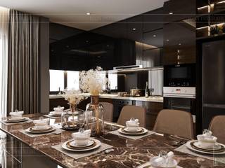 Thiết kế nội thất hiện đại: Nét sang trọng trong từng góc nhỏ, ICON INTERIOR ICON INTERIOR Modern Dining Room