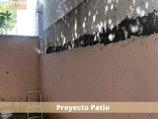 Remodelacion Patio , CONSTRUORTI CONSTRUORTI Rustic style walls & floors Stone