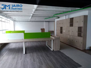 Mobiliario para Oficinas, Módulos de Trabajo, Lockers en Madera, JAIRO MARTINEZ CARPINTERÍA ARQUITECTÓNICA SAS JAIRO MARTINEZ CARPINTERÍA ARQUITECTÓNICA SAS พื้นที่เชิงพาณิชย์