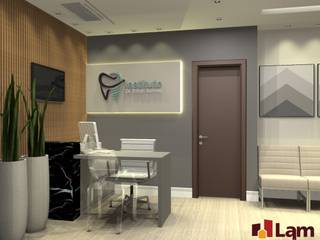 Consultório Odontológico - Geon Platina, LAM Arquitetura | Interiores LAM Arquitetura | Interiores Ruang Komersial