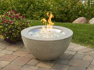 Chimeneas de exterior tipo fire pits , chimeneas chimeneas 露臺