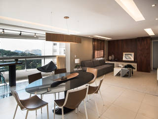 APARTAMENTO VILA DA SERRA, Mutabile Arquitetura Mutabile Arquitetura Modern living room