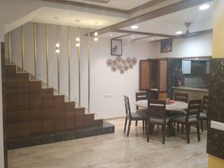 Jignesh Kumar, 'A' DESIGN ASSOCIATES 'A' DESIGN ASSOCIATES Modern dining room