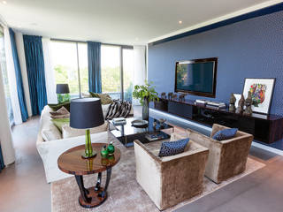Exklusives Penthouse in Berlin , paris 56-fine interiors paris 56-fine interiors Modern living room