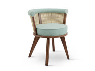 George Dining Chair, WOOD TAILORS CLUB WOOD TAILORS CLUB ラスティックデザインの ダイニング 木 木目調