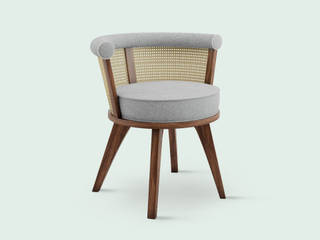 George Dining Chair, WOOD TAILORS CLUB WOOD TAILORS CLUB ラスティックデザインの ダイニング 木 木目調