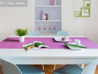 Home Staging: b&B Liberty a Torino , Home-details Home-details Modern Dining Room Ceramic