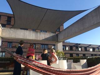 Schaduwdoeken op dakterras, ZONZ sunsails ZONZ sunsails Dachterrasse Plastik