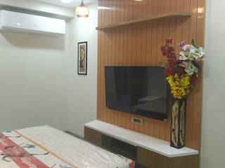 Krishbhai's Completed Project, 'A' DESIGN ASSOCIATES 'A' DESIGN ASSOCIATES Modern style bedroom