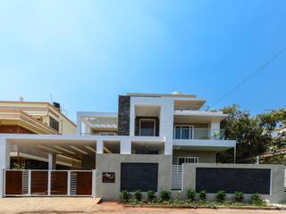 Bungalow For Mr. Kiran Swami at Kolhapur, A B Design Studio A B Design Studio Bungalow