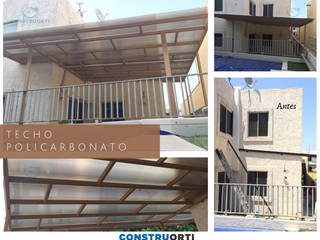 TECHOS POLICARBONATO, CONSTRUORTI CONSTRUORTI Flat roof Iron/Steel