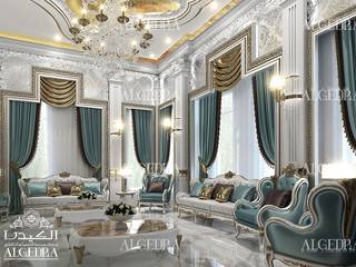 Luxury majlis design in Riyadh, Algedra Interior Design Algedra Interior Design 클래식스타일 거실