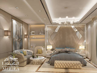 Master bedroom with sitting area, Algedra Interior Design Algedra Interior Design モダンスタイルの寝室