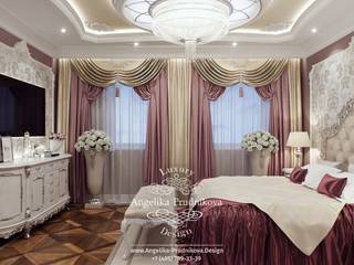 Дизайн-проект интерьера гостевой спальни в классическом стиле с элементами ар-деко, Дизайн-студия элитных интерьеров Анжелики Прудниковой Дизайн-студия элитных интерьеров Анжелики Прудниковой Quartos clássicos