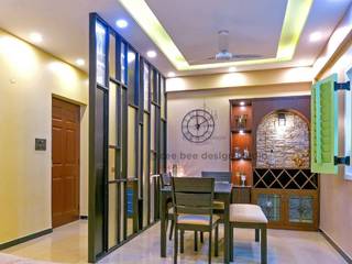 3BHK Creative Interiors, Cee Bee Design Studio Cee Bee Design Studio Modern dining room