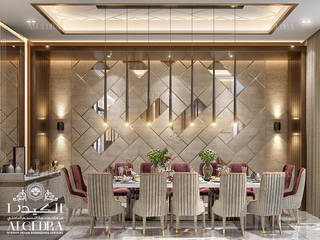 Modern dining room design in Dubai, Algedra Interior Design Algedra Interior Design Modern Dining Room